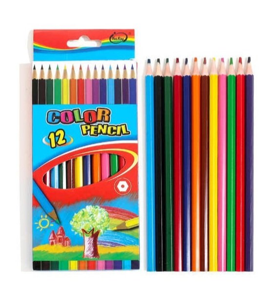 Colored Pencils 12 pcs (wood)