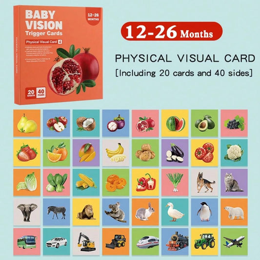 Baby Bucket Baby Vision Trigger Cards | Visual Stimulation Cards