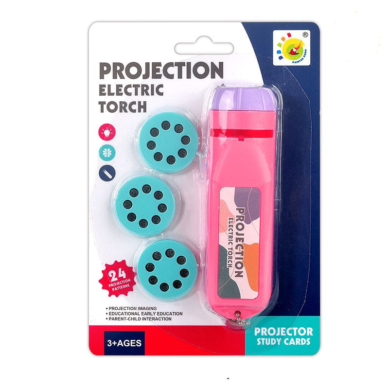 Kids Projection Electric Torch Flashlight Toy