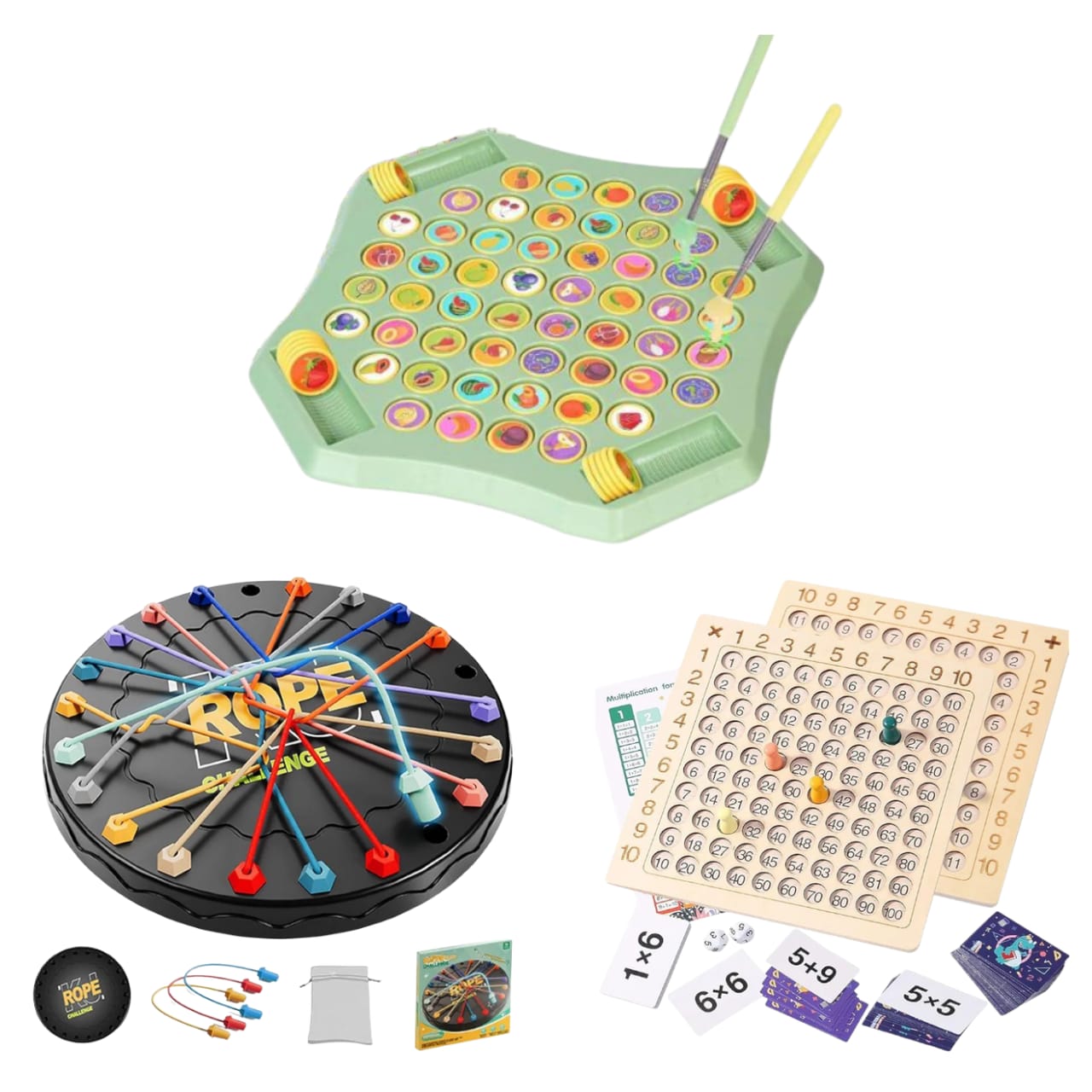 Math enlightenment Wooden Board Game | 2-in-1 Addition & Multiply Board Game