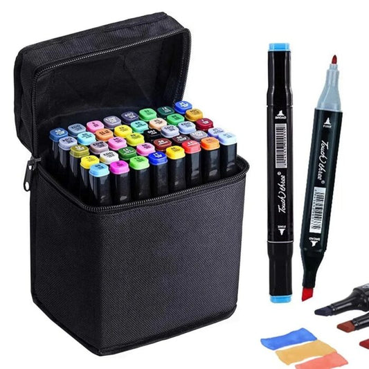 Touch Marker Pen Set Dual Tip Box