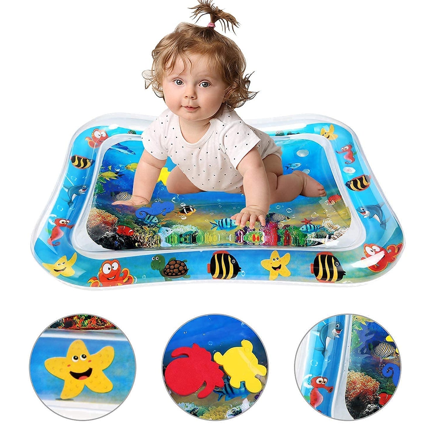 Baby Kids Water Play Mat Toys Inflatable Leakproof