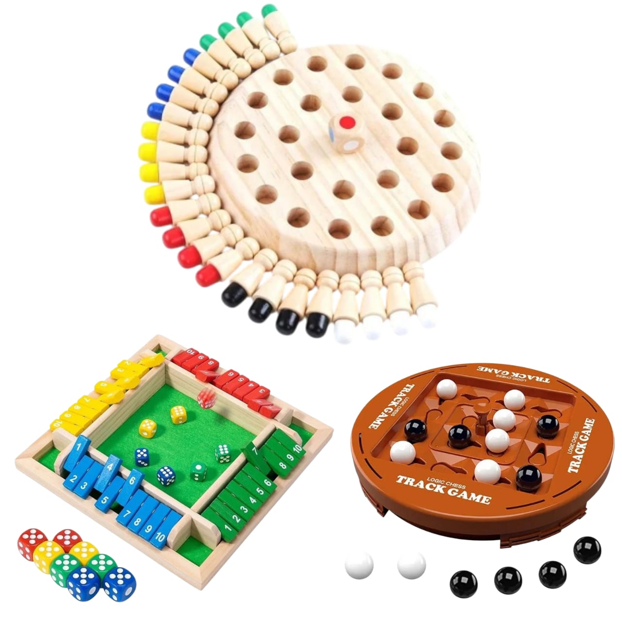 Wooden Memory Chess Board Game