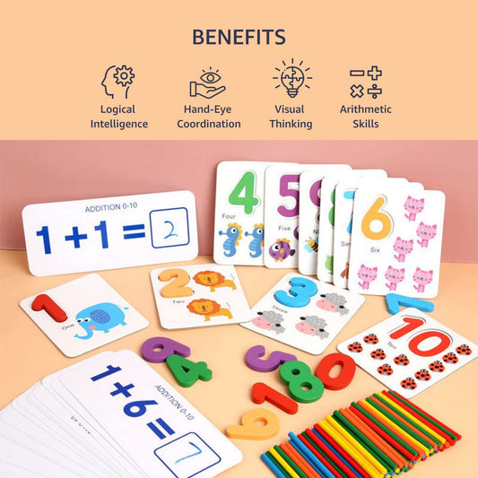 I Love Math Game - Math Educational Toys, Montessori toy