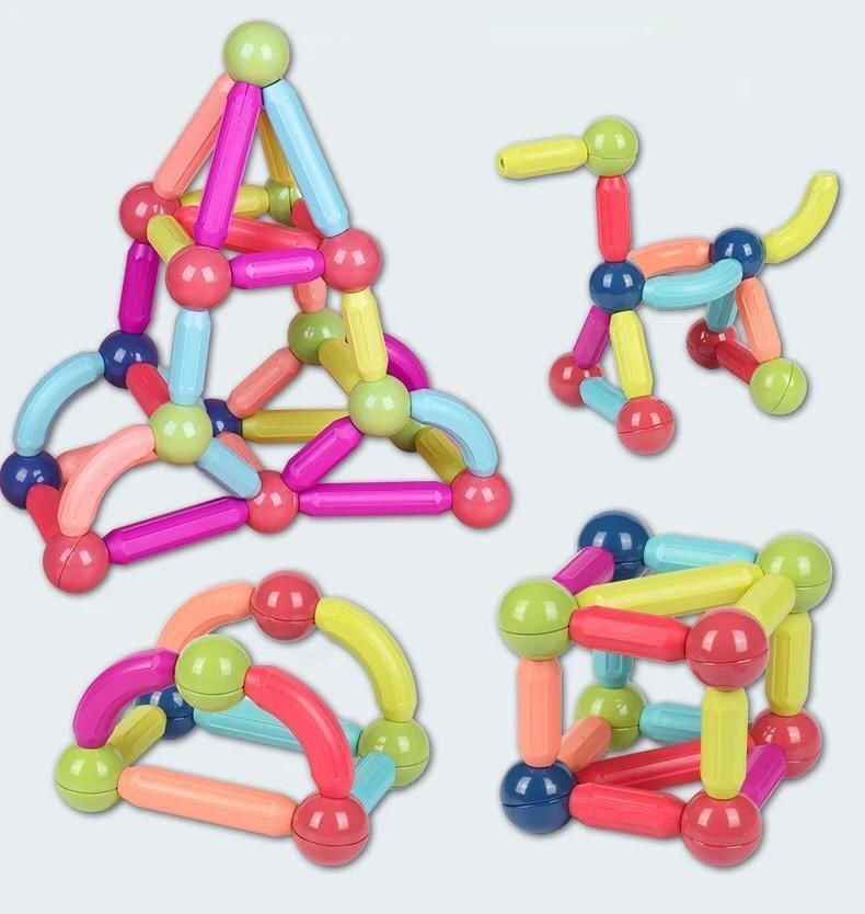 Magnetic Sticks(42 pcs) | 3D Construction Building Blocks