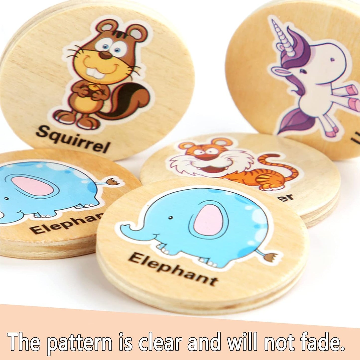 Wooden Memory Game | Challenge Game with funny shapes