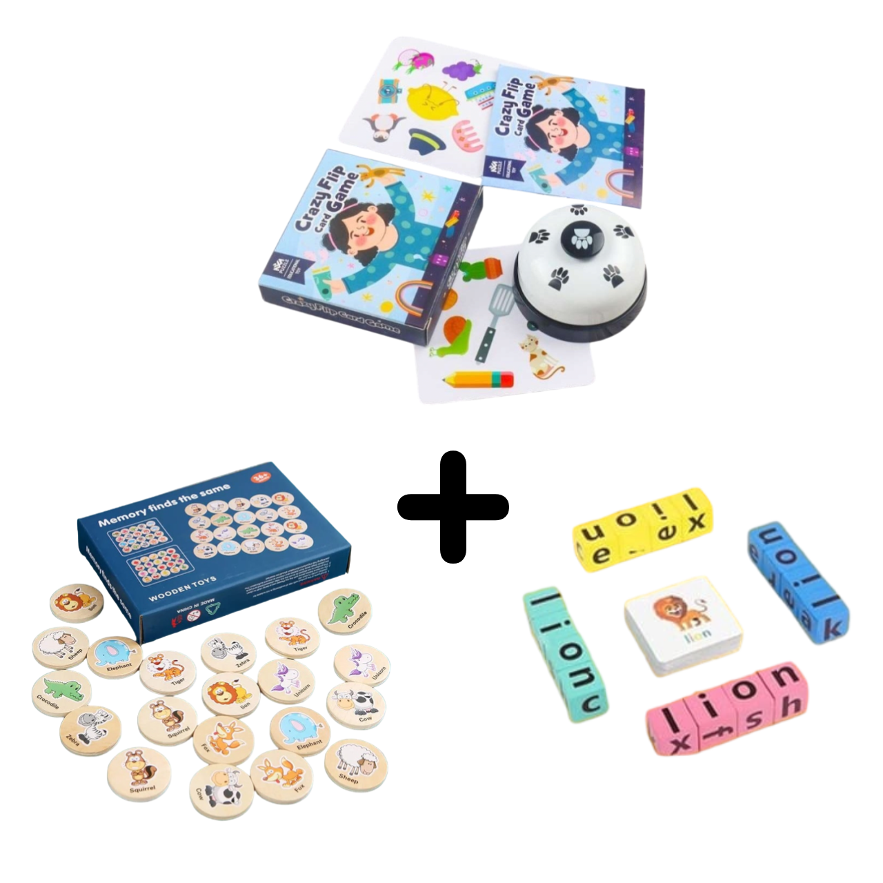 3in1 offer(spell,flip,memory)