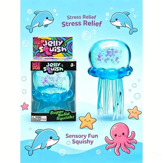 Nee Doh Jellyfish Jelly Squish Stress Toy