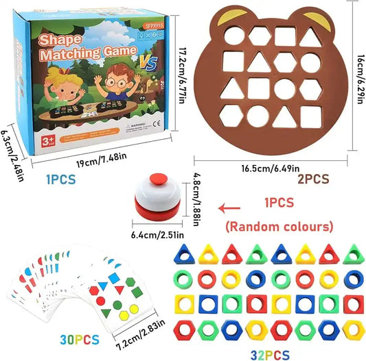 Shape Matching Cube Game - Educational Toy System