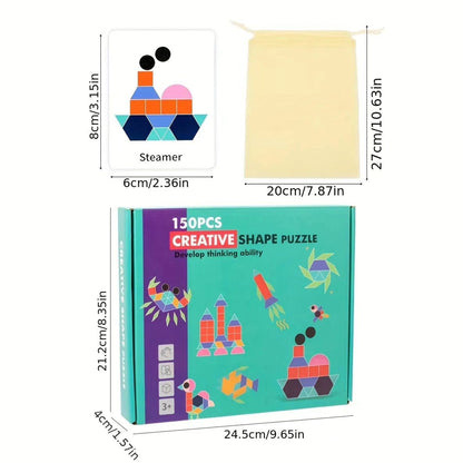 Creative Shape Puzzle 150 pcs
