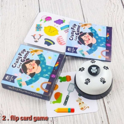 3 in 1 Offer: Memory wood toy, Spell the word(English words) ,Flip card game ,Bell