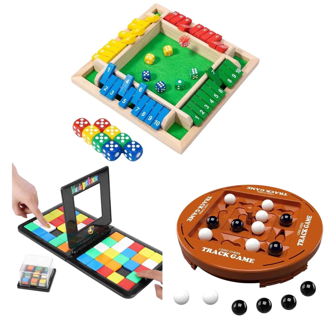 Magic Rubik’s Block Battle Game - Colorful Parent-Child Game