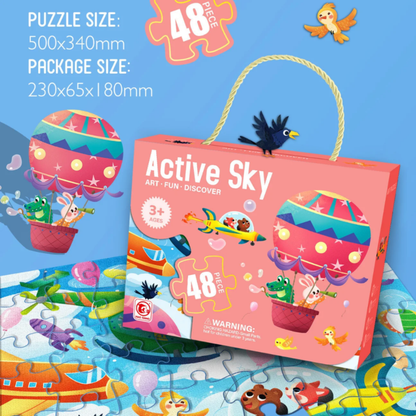 Art Puzzle Large sizes 24 pcs - 48 pcs - 60 pcs