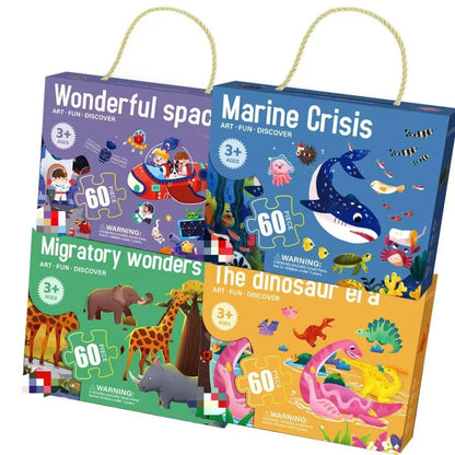 Art Puzzle Large sizes 24 pcs - 48 pcs - 60 pcs