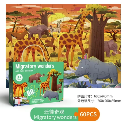 Art Puzzle Large sizes 24 pcs - 48 pcs - 60 pcs