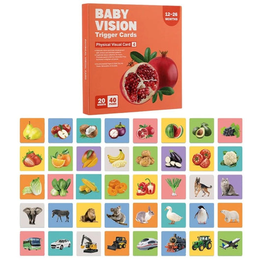 Baby Bucket Baby Vision Trigger Cards | Visual Stimulation Cards