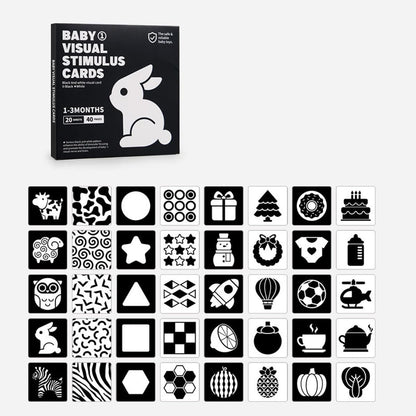 Baby Vision Trigger Cards | Visual Stimulation Cards for Early Educational