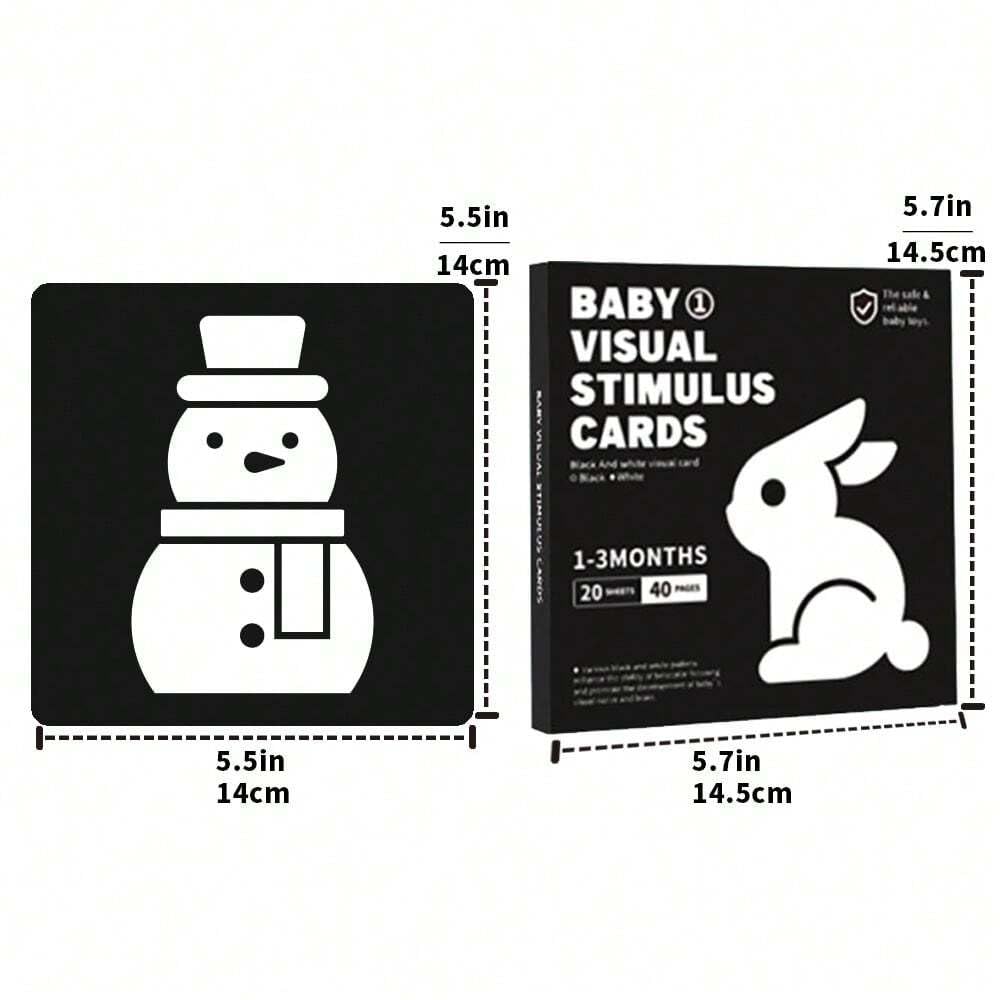 Baby Vision Trigger Cards | Visual Stimulation Cards for Early Educational