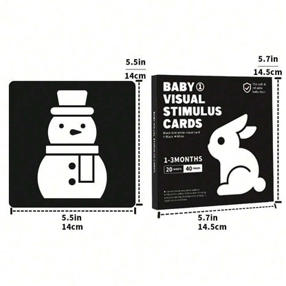 Baby Vision Trigger Cards | Visual Stimulation Cards for Early Educational
