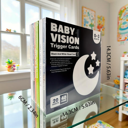 Baby Vision Trigger Cards | Visual Stimulation Cards for Early Educational