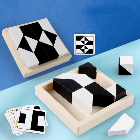 Toys Black and White Building Blocks Puzzle Educational Toy