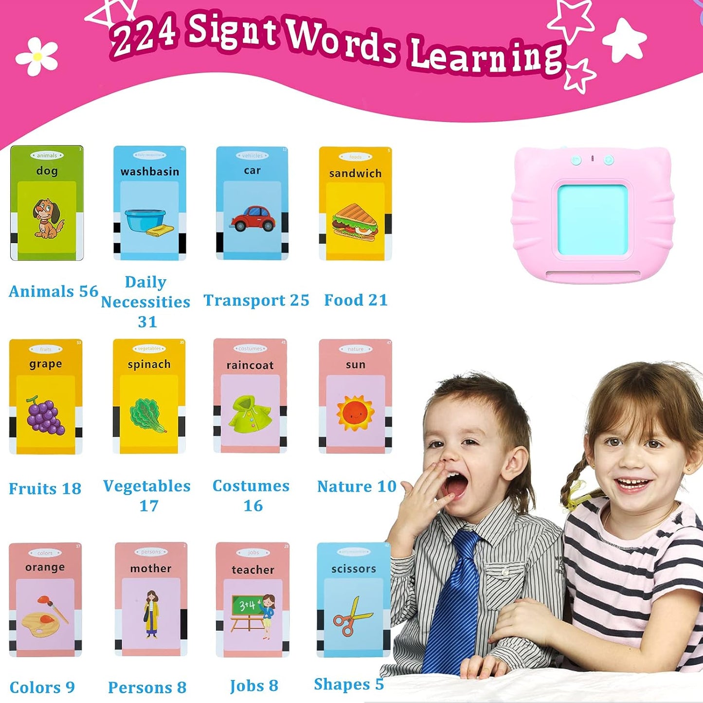 Card Reader Arab-Eng | Learning Montessori Toy 224 Sight Words