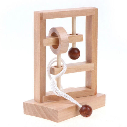 Untie The Rope Wooden Puzzle