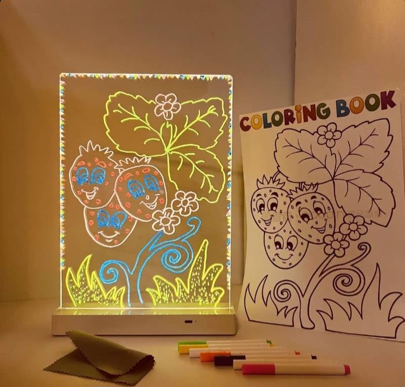 DIY Acrylic Writing/Drawing Board Lamp