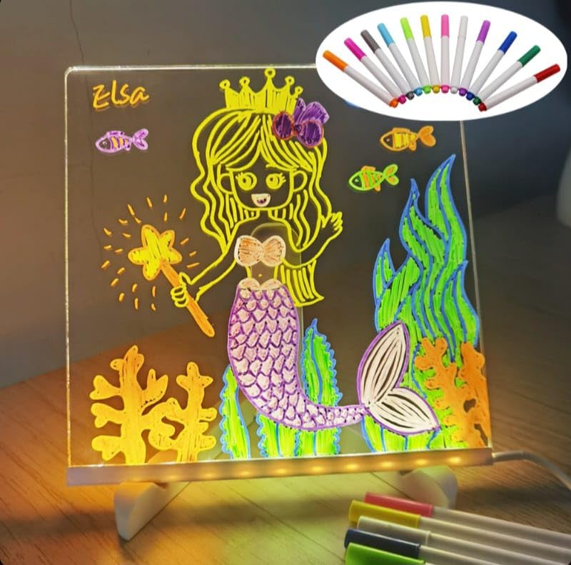 DIY Acrylic Writing/Drawing Board Lamp