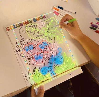 DIY Acrylic Writing/Drawing Board Lamp