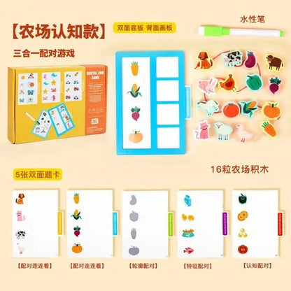 Digital Link Game For Kids Fun Learning