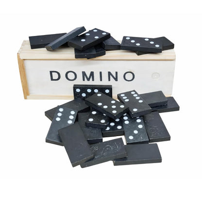 Classic Wooden Dominoes Set