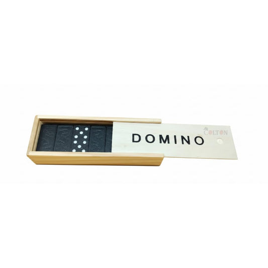 Classic Wooden Dominoes Set