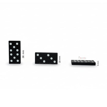 Classic Wooden Dominoes Set