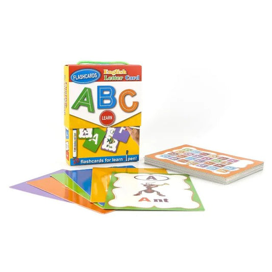 Learning Double Face Cards(28 cards): (Arabic - English - French)