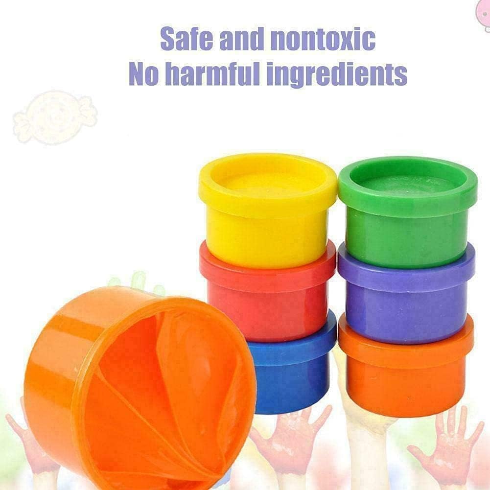 Non Toxic Finger Paint Drawing Painting Stamp Bottles 30ml with Smooth