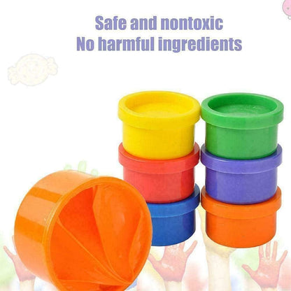 Non Toxic Finger Paint Drawing Painting Stamp Bottles 30ml with Smooth