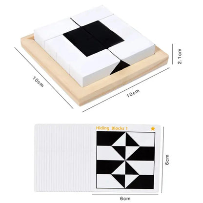 Wooden Hidden Block Puzzle