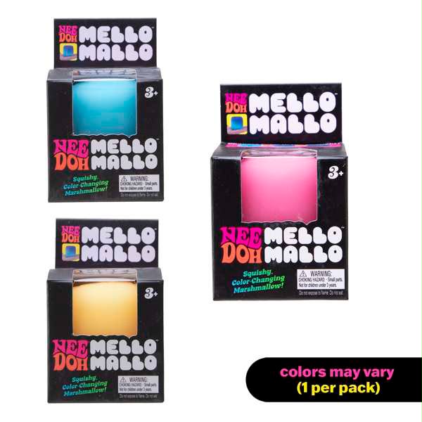 NeeDoh Mello Mallo 
Changes color (Original NeeDoh)