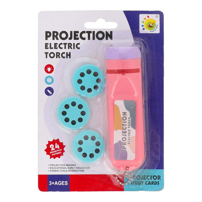 Kids Projection Electric Torch Flashlight Toy