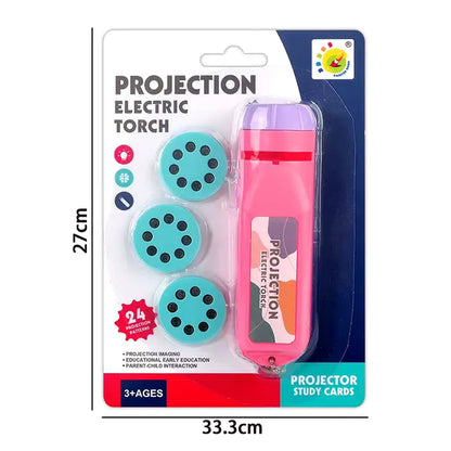 Kids Projection Electric Torch Flashlight Toy