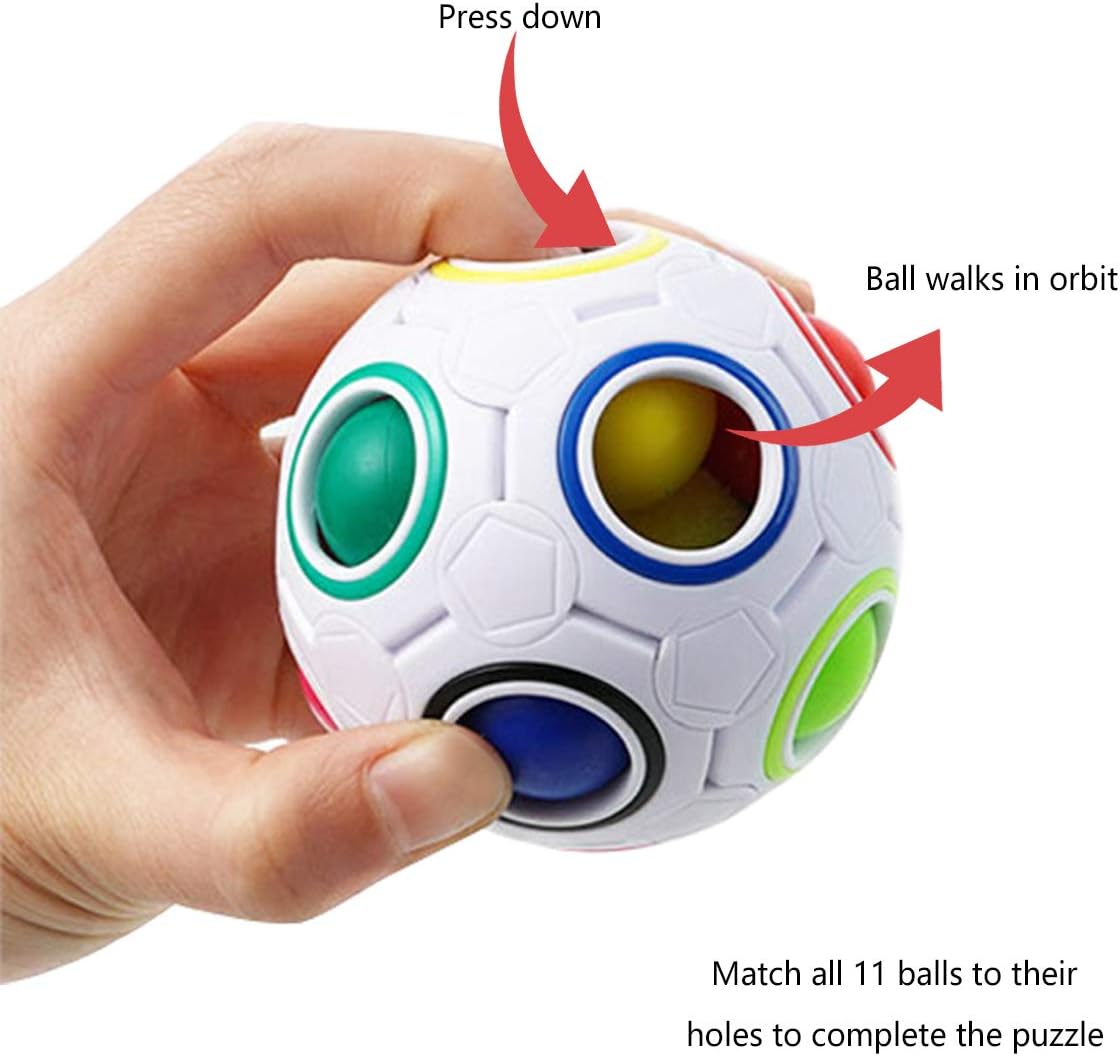 Coolzon Magic Rainbow Ball Magic Balls