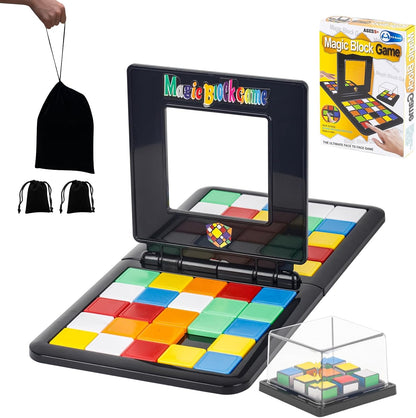 Magic Rubic’s Block Battle Game - Colorful Parent-Child Game