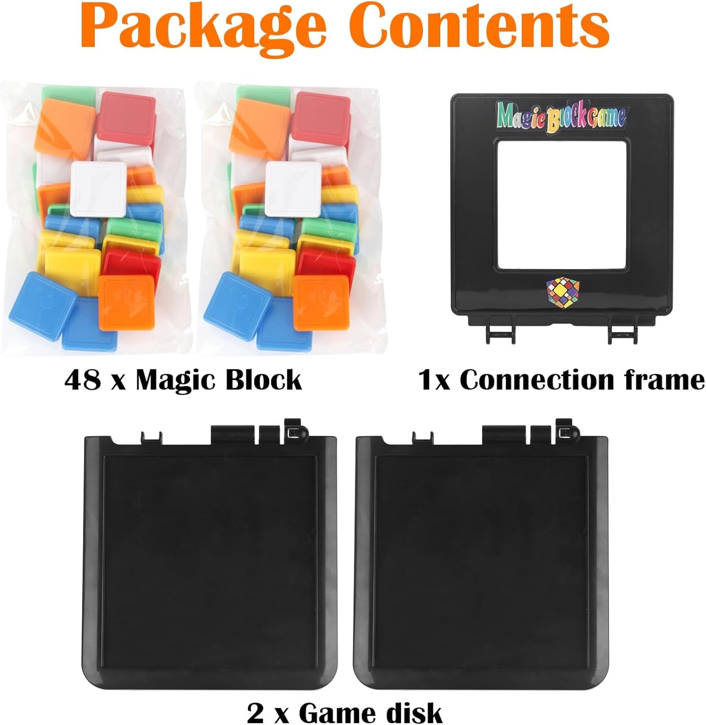 Magic Rubic’s Block Battle Game - Colorful Parent-Child Game