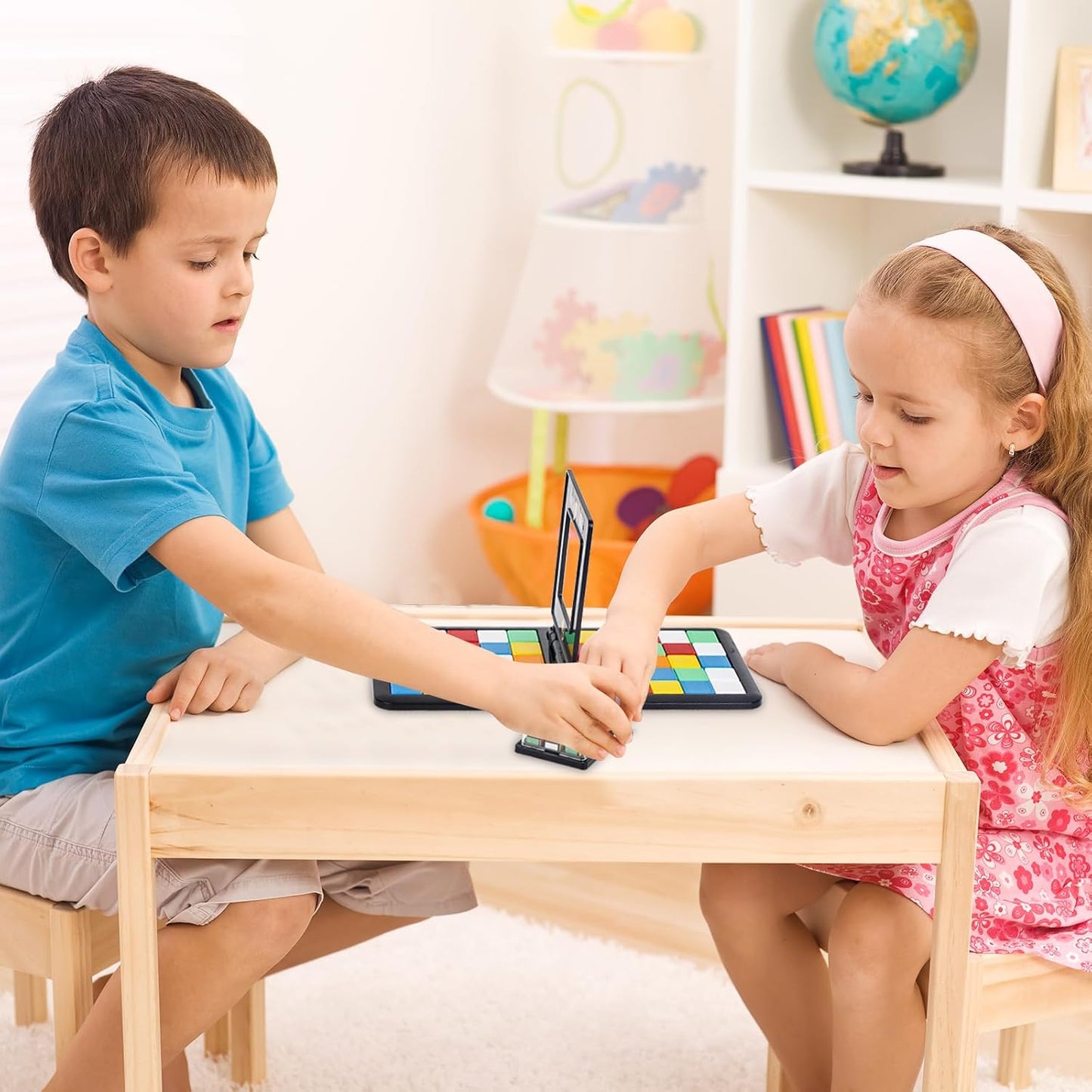 Magic Rubic’s Block Battle Game - Colorful Parent-Child Game