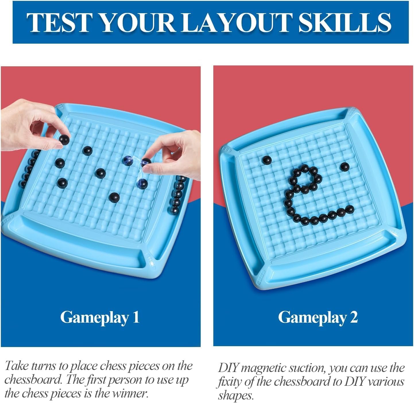 Magnetic chess plastic board Game