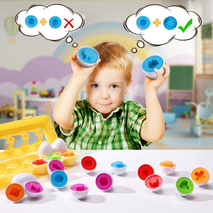 Matching Eggs-Educational Color & Shape