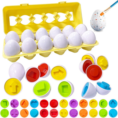 Matching Eggs-Educational Color & Shape