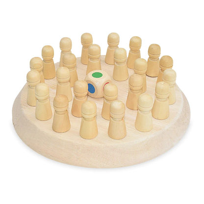 Wooden Memory Chess Board Game