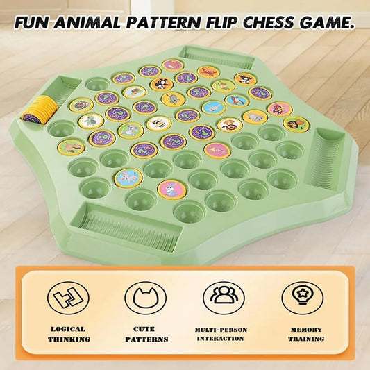 Memory Chess Flip Game, Multiplayer Adults kids toys Lebanon